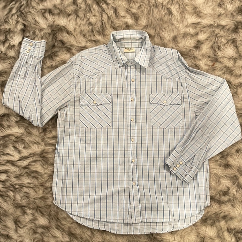 Mens long sleeve button down